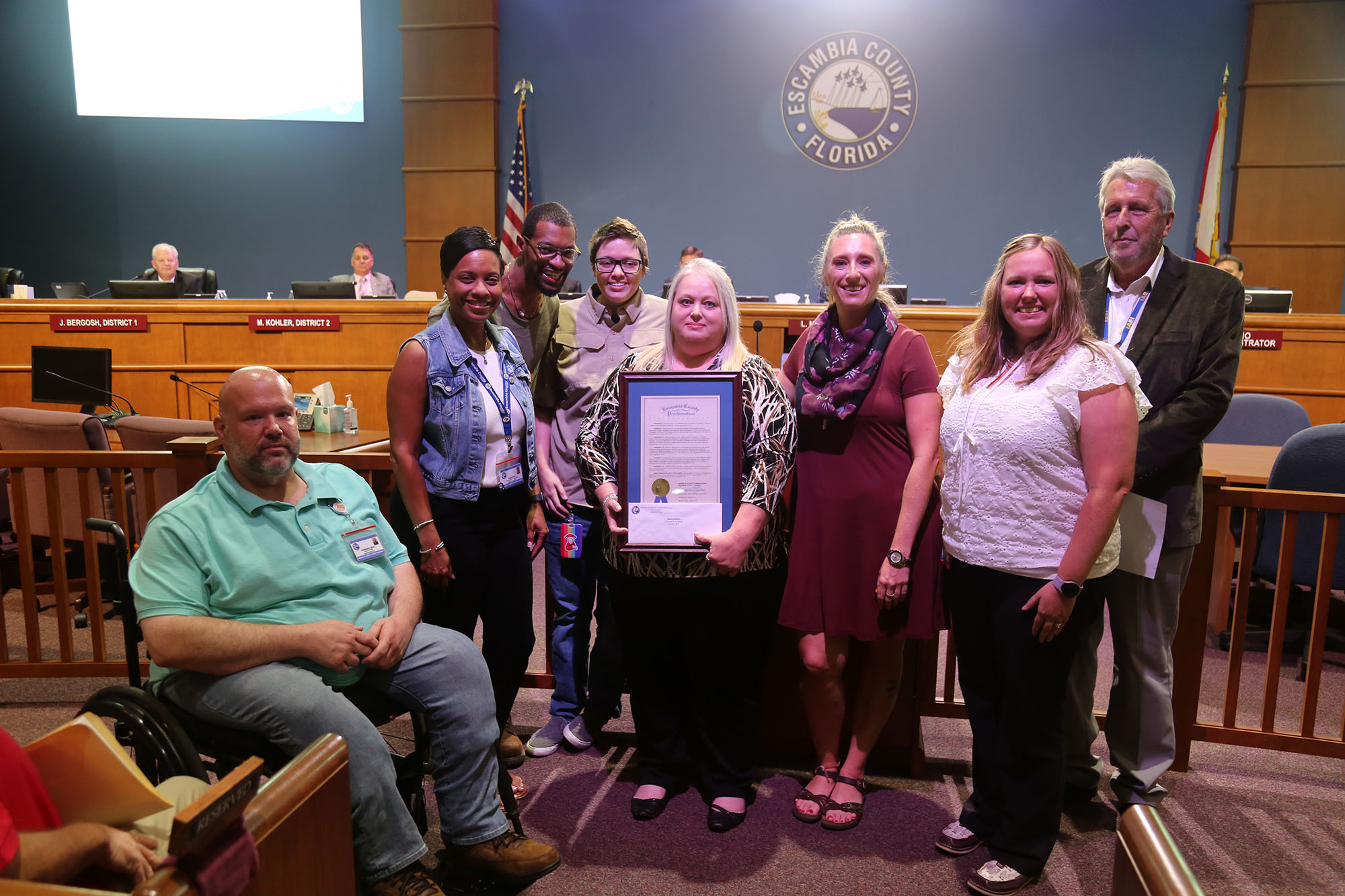 Theresa Blanton October Employee of the Month Proclamation